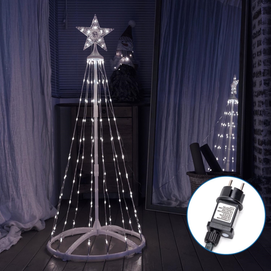 Aigostar - LED Venkovní vánoční dekorace LED/3,6W/230V 120 cm IP44 studená bílá