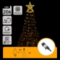 Aigostar - LED Venkovní vánoční dekorace LED/3,6W/230V 2m IP44 teplá bílá