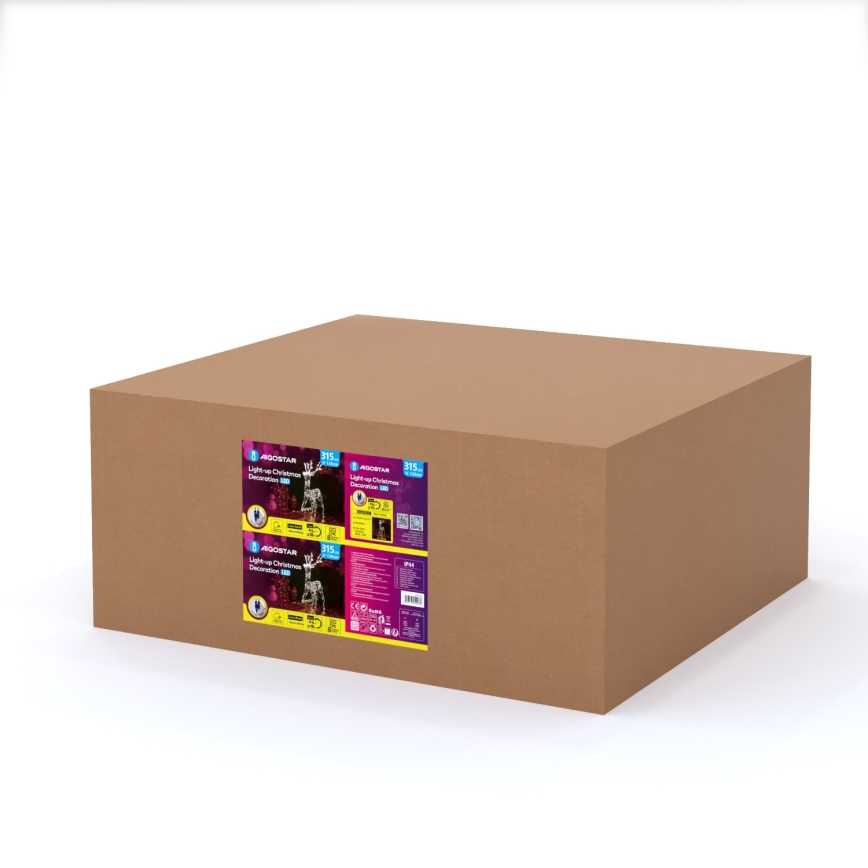 Aigostar - LED Venkovní vánoční dekorace LED/3,6W/31/230V 2700K 120 cm IP44 sob