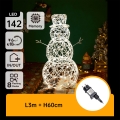 Aigostar - LED Venkovní vánoční dekorace LED/3,6W/31/230V 2700K 60 cm IP44 sněhulák