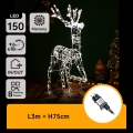 Aigostar - LED Venkovní vánoční dekorace LED/3,6W/31/230V 2700K 75 cm IP44 sob