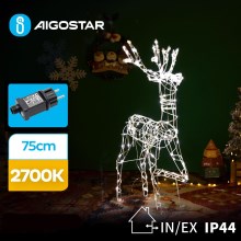Aigostar - LED Venkovní vánoční dekorace LED/3,6W/31/230V 2700K 75 cm IP44 sob