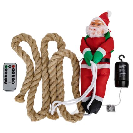 Aigostar - LED Venkovní vánoční dekorace LED/4xAA IP44 padák Santa Claus