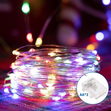 Aigostar - LED Venkovní vánoční řetěz 100xLED/8 funkcí 10,3m IP44 multicolor