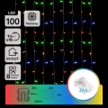 Aigostar - LED Venkovní vánoční řetěz 100xLED/8 funkcí 3xAA 4x1m IP44 multicolor