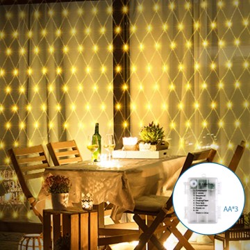 Aigostar - LED Venkovní vánoční řetěz 100xLED/8 funkcí 4,5x1,5m IP44 teplá bílá