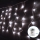 Aigostar - LED Venkovní vánoční řetěz 100xLED/8 funkcí 8x0,4m IP44 studená bílá