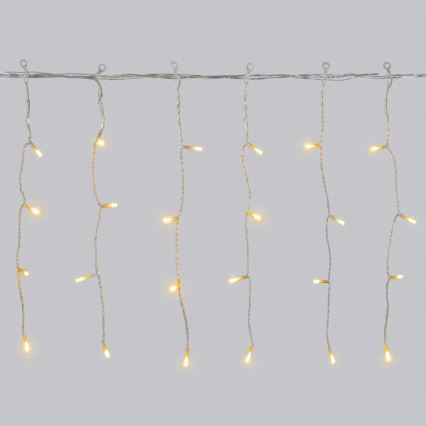 Aigostar - LED Venkovní vánoční řetěz 100xLED/8 funkcí 8x0,4m IP44 teplá bílá