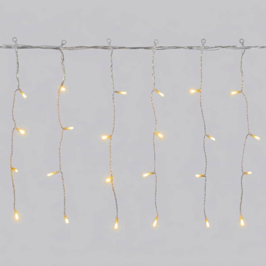 Aigostar - LED Venkovní vánoční řetěz 100xLED/8 funkcí 8x0,4m IP44 teplá bílá