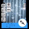 Aigostar - LED Venkovní vánoční řetěz 120xLED/8 funkcí 3x0,7m IP44 studená bílá + dálkové ovládání