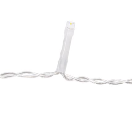 Aigostar - LED Venkovní vánoční řetěz 192xLED/8 funkcí 4,5x1,2m IP44 studená bílá