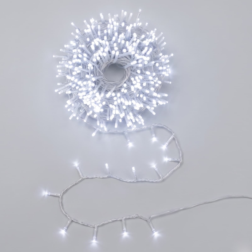 Aigostar - LED Venkovní vánoční řetěz 200xLED/8 funkcí 13m IP44 studená bílá