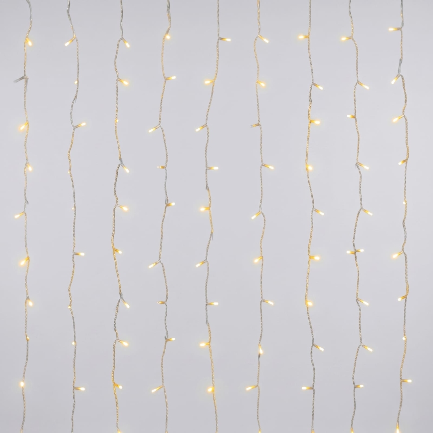 Aigostar - LED Venkovní vánoční řetěz 200xLED/8 funkcí 3xAA 5x2m IP44 teplá bílá