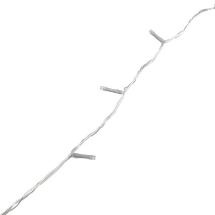 Aigostar - LED Venkovní vánoční řetěz 200xLED/8 funkcí 4xAA 20m IP44 studená bílá