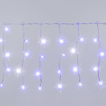 Aigostar - LED Venkovní vánoční řetěz 200xLED 8x0,4m IP44 modrá