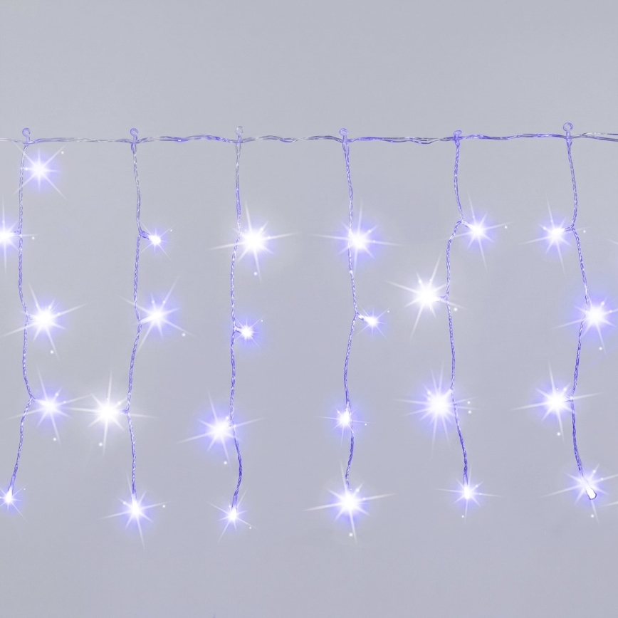 Aigostar - LED Venkovní vánoční řetěz 200xLED 8x0,4m IP44 modrá