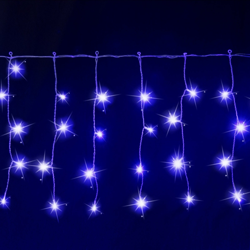 Aigostar - LED Venkovní vánoční řetěz 200xLED 8x0,4m IP44 modrá