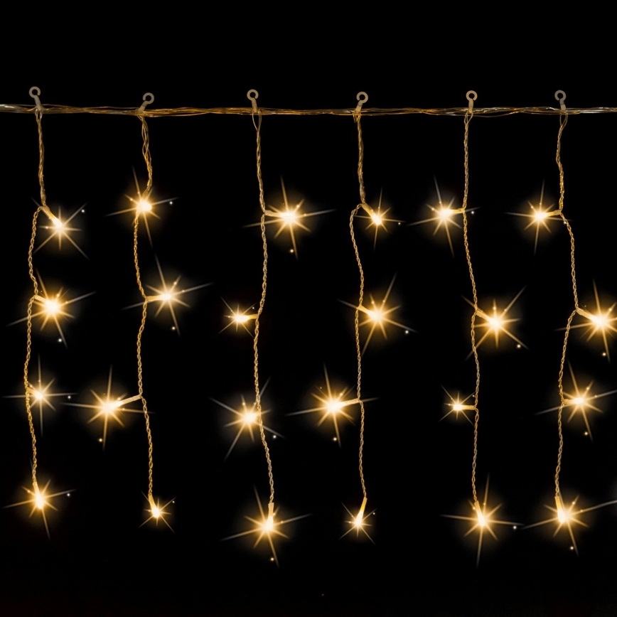 Aigostar - LED Venkovní vánoční řetěz 200xLED 8x0,4m IP44 teplá bílá