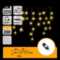 Aigostar - LED Venkovní vánoční řetěz 200xLED 8x0,6m IP44 teplá bílá