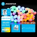 Aigostar - LED Venkovní vánoční řetěz 25xLED/3xAA/8 funkcí 2,8 m IP44 multicolor