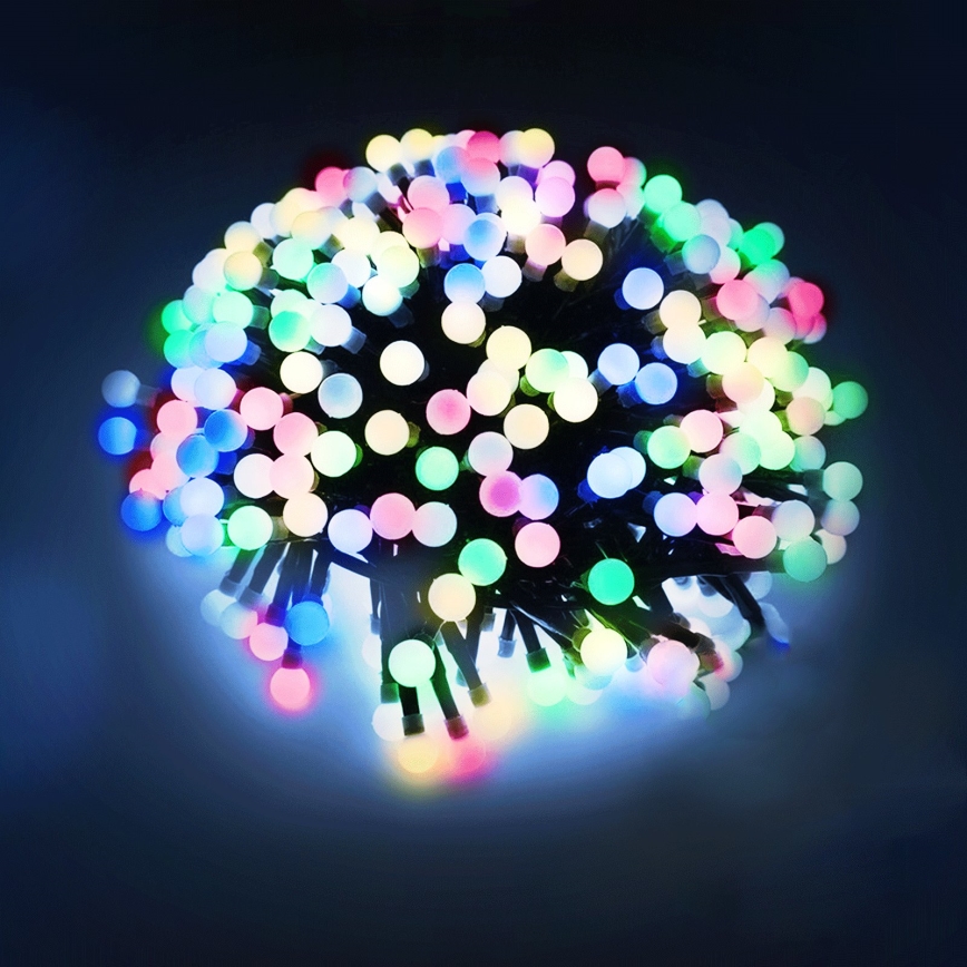 Aigostar - LED Venkovní vánoční řetěz 25xLED/8 funkcí 3xAA 2,8m IP44 multicolor