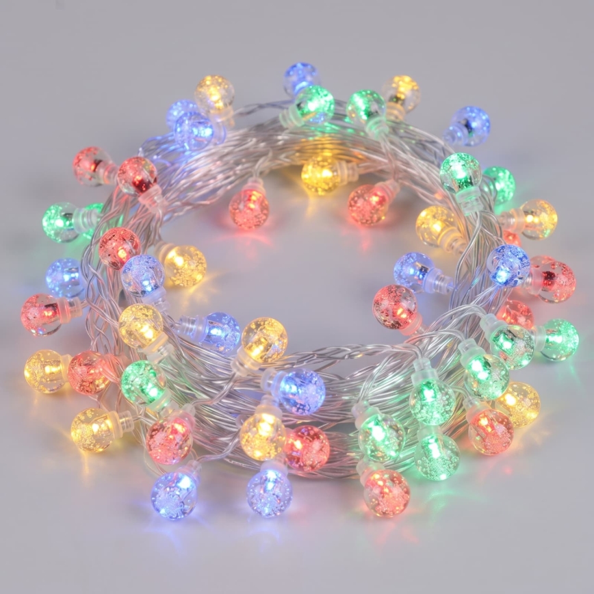 Aigostar - LED Venkovní vánoční řetěz 25xLED/8 funkcí 3xAA 2,8m IP44 multicolor