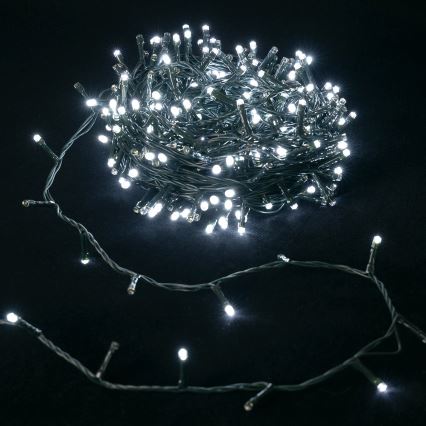 Aigostar - LED Venkovní vánoční řetěz 300xLED/8 funkcí 30m IP44 studená bílá