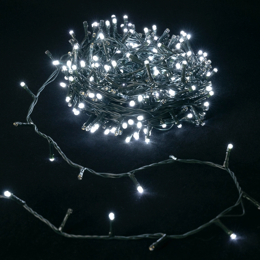 Aigostar - LED Venkovní vánoční řetěz 300xLED/8 funkcí 30m IP44 studená bílá