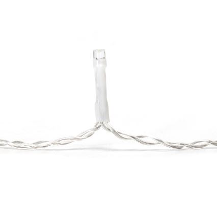 Aigostar - LED Venkovní vánoční řetěz 300xLED/8 funkcí 15x0,4 m IP44 studená bílá