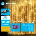 Aigostar - LED Venkovní vánoční řetěz 300xLED/8 funkcí 6x3m IP44 teplá bílá