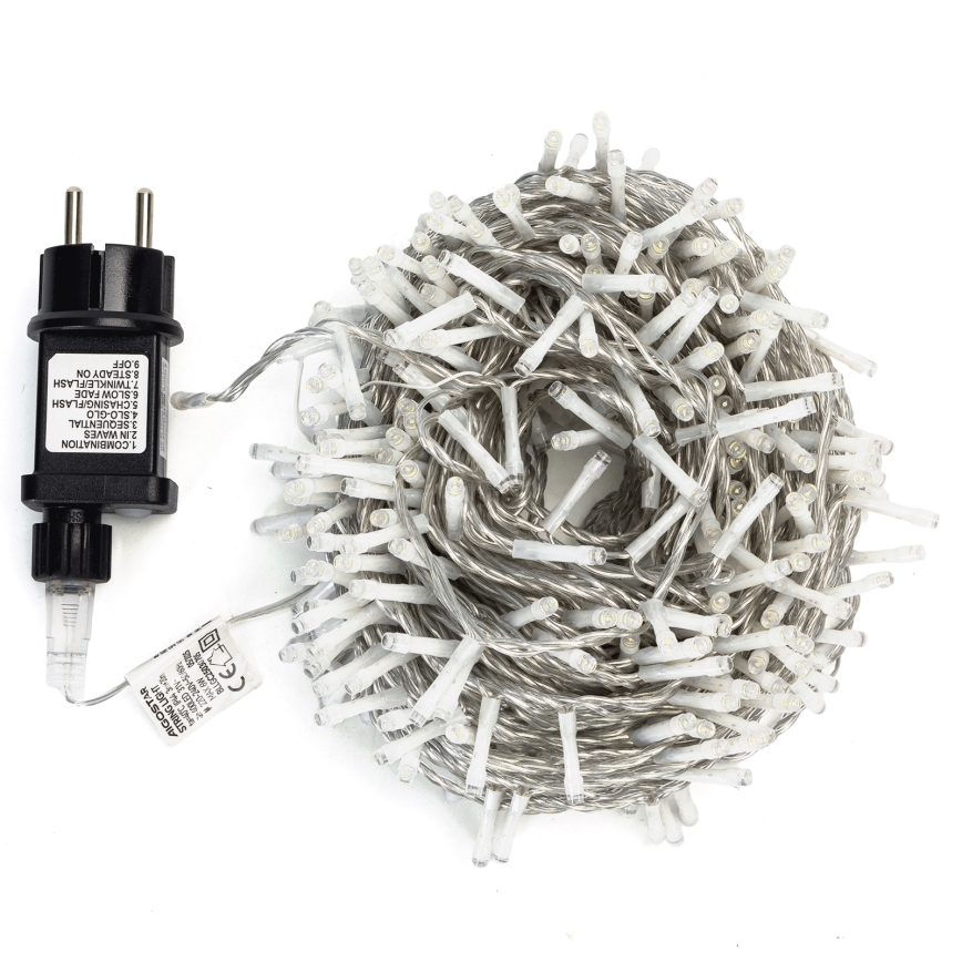 Aigostar - LED Venkovní vánoční řetěz 400xLED/8 funkcí 20m IP44 teplá bílá