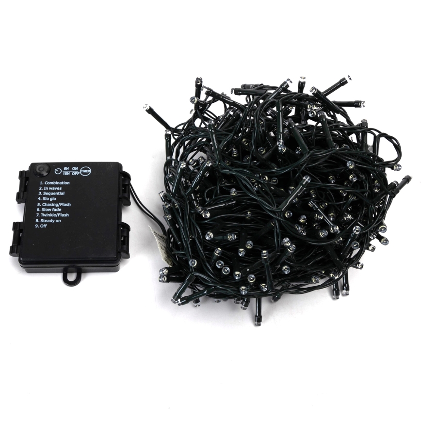 Aigostar - LED Venkovní vánoční řetěz 400xLED/8 funkcí 4xAA 20,3 m IP44 multicolor