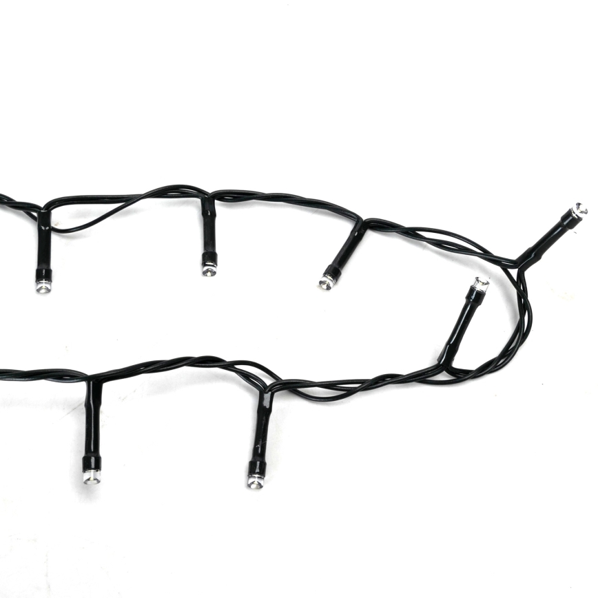 Aigostar - LED Venkovní vánoční řetěz 400xLED/8 funkcí 4xAA 20,3 m IP44 studená bílá