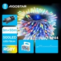 Aigostar - LED Venkovní vánoční řetěz 500xLED/8 funkcí 53m IP44 multicolor