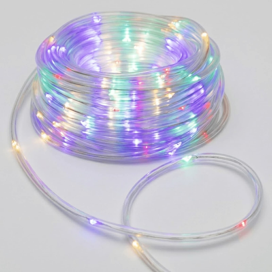 Aigostar - LED Venkovní vánoční řetěz 50xLED/8 funkcí 3xAA 5,3m IP44 multicolor