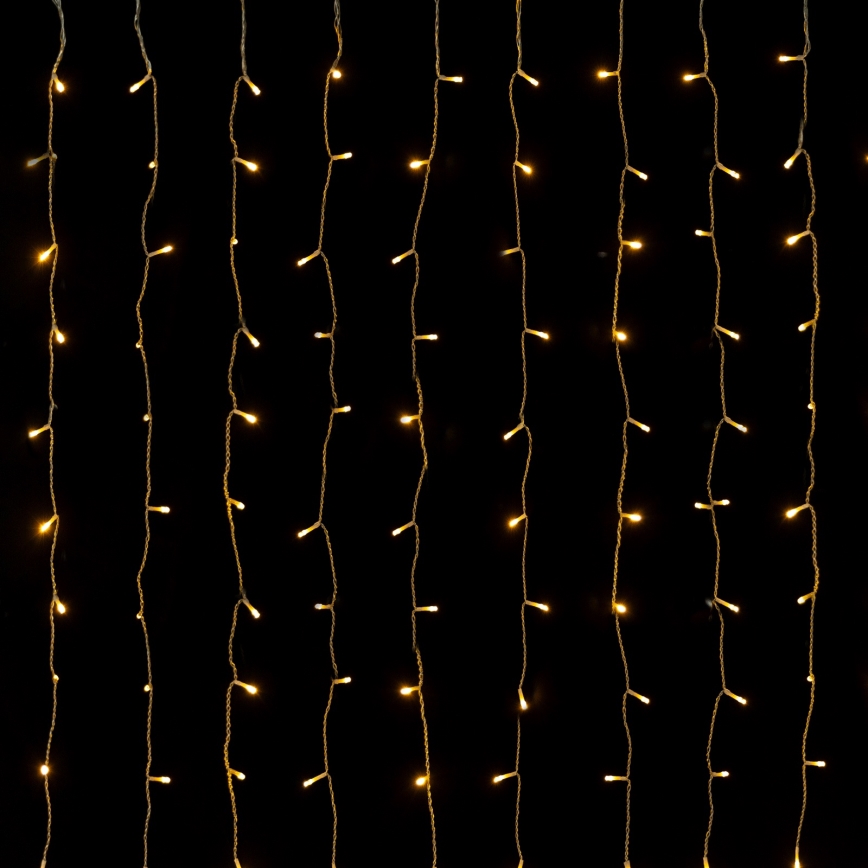 Aigostar - LED Venkovní vánoční řetěz 558xLED 3x1,8m IP44 teplá bílá