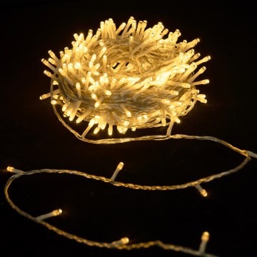 Aigostar - LED Venkovní vánoční řetěz 600xLED 30m IP44 teplá bílá