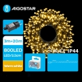 Aigostar - LED Venkovní vánoční řetěz 800xLED/8 funkcí 23m IP44 teplá bílá