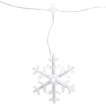 Aigostar - LED Venkovní vánoční řetěz 84xLED 1,2x1 m IP44 teplá bílá vločky
