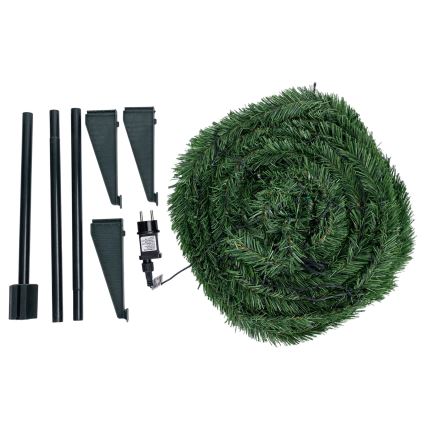 Aigostar - LED Venkovní vánoční strom 80xLED 1,2m IP44 zelená teplá bílá