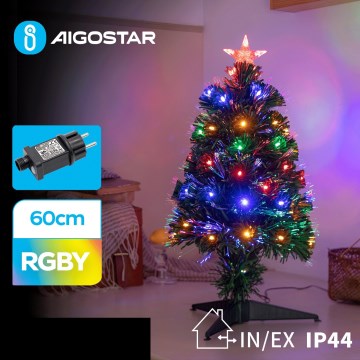 Aigostar - LED Venkovní vánoční stromek LED/3,6W/230V 60 cm IP44 multicolor
