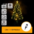 Aigostar - LED Venkovní vánoční stromek LED/3,6W/230V 60 cm IP44 teplá bílá