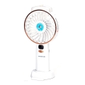 Aigostar - Nabíjecí kapesní ventilátor 5W/5V 2400mAh USB bílá