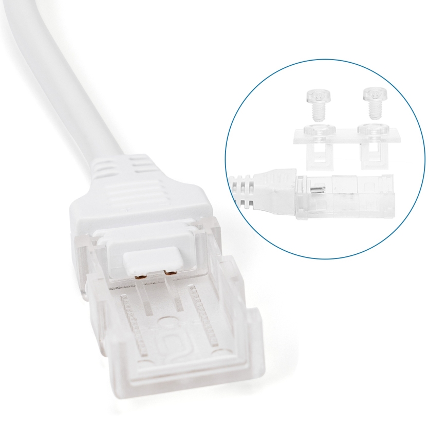 Aigostar - Napájecí zdroj pro LED pásky 10 mm 600W/230V bílá