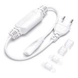 Aigostar - Napájecí zdroj pro LED pásky 8 mm 400W/230V bílá