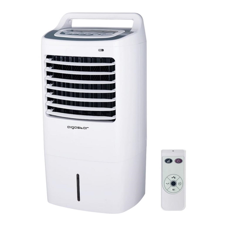 Aigostar - Ochlazovač vzduchu 60W/230V bílá + dálkové ovládání