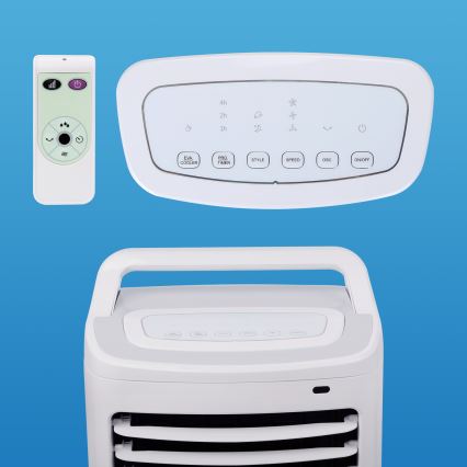 Aigostar - Ochlazovač vzduchu 60W/230V bílá + dálkové ovládání