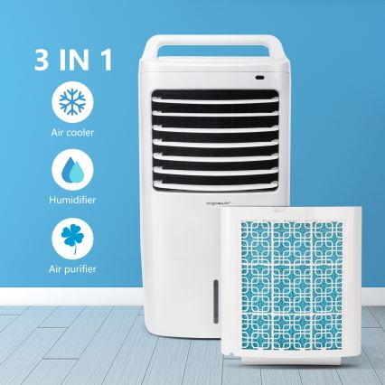 Aigostar - Ochlazovač vzduchu 60W/230V bílá + dálkové ovládání