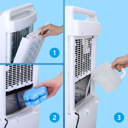 Aigostar - Ochlazovač vzduchu 60W/230V bílá + dálkové ovládání