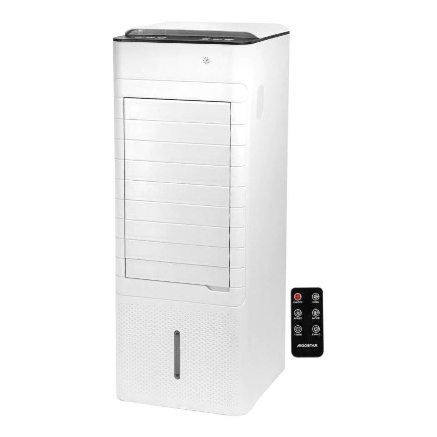 Aigostar - Ochlazovač vzduchu 80W/230V bílá + dálkové ovládání